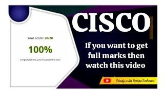 CISCO NETACAD| Part 2 | Module 1| 2024(100%)