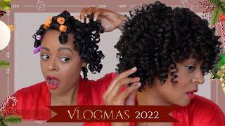 How To | PERFECT PERM ROD SET on 4c Hair | Vlogmas Day 1