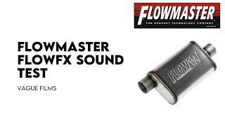 Flowmaster FlowFX Muffler Sound Test (71225)