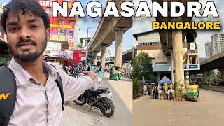 Nagasandra Bangalore Tour | Nagasandra Metro | Bangalore Last Metro Station Reality Market Al Tour