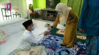 "Pernikahan ini akan jadi kenangan sepanjang hayat," kata Abdul Khalib dan isteri, Nurul Fatihah