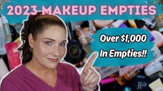 2023 MAKEUP EMPTIES || All The Makeup I Panned This Year!