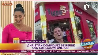 ¿Karla otra vez traicionada?: Suspende a Christian Domínguez por reunirse con sus excompañeros