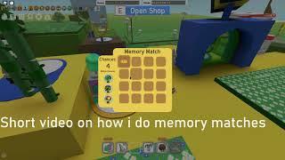 How i do memory matches - Bee Swarm Simulator