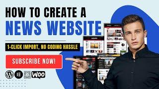 Launch Your News Website in Minutes! Free Accessible WordPress Theme 2025 (No Code, EU Ready) #wcag