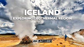 Exploring some of Iceland's geothermal regions. 4K UHD