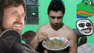 Forsen  Reacts - Poor Man's Diet - Full Day Of Eating