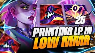 HOW TO PRINT LP IN LOW MMR AS EVE | CHALLENGER EVELYNN GUIDE