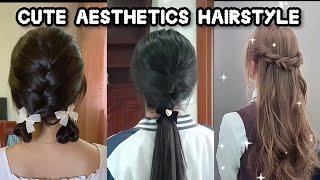 cute aesthetics hairstyle for university | hairstyle for college/university | thatglamworld