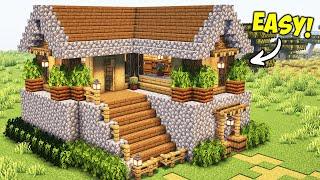 Minecraft Starter Survival House Build Tutorial 