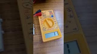 How to check capacitor through multimeter