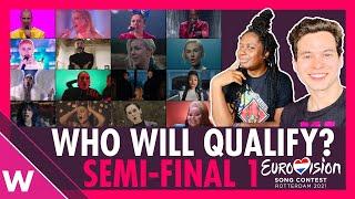 Eurovision 2021: Semi-Final 1 qualifiers prediction