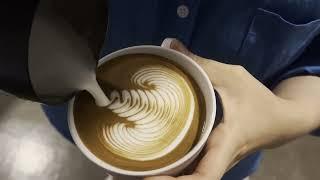 Latte Art Rosetta Tutorial