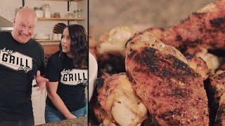 CRISPY Grilled Chicken Wings - How To