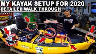 My Kayak Setup | Detailed Walk through | D.I.Y. | Kayak Fishing | 2020