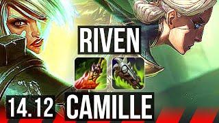 RIVEN vs CAMILLE (TOP) | Rank 3 Riven, Godlike | VN Grandmaster | 14.12