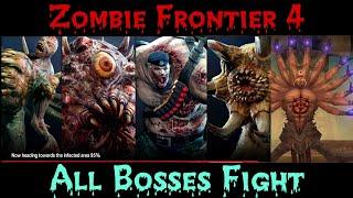 Zombie Frontier 4 All Bosses Fight | All 5 Bosses Defeated 1080p60fpsHD