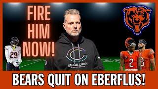 MATT EBERFLUS SHOULD BE FIRED TONIGHT! BEARS QUIT ON EBERFLUS! FIRE HIM NOW!