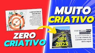 Os 2 ELEMENTOS OBRIGATÓRIOS que toda apresentação CRIATIVA precisa ter para  DESTACAR o seu trabalho