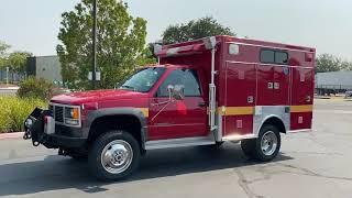 1993 GMC 3500HD 4x4 Braun Northwest Rescue Fire Truck for Sale