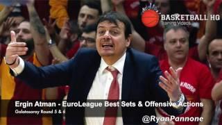 Best EuroLeague Offense sets & actions Ergin Ataman Galatasaray Round 5 & 6