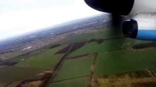 FlyBe - Bombardier Dash-8 Q400 take off Newcastle Airport