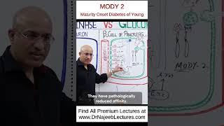 MODY 2 / Maturity Onset Diabetes of Young #drnajeeb #drnajeeblectures #shortvideo #youtubeshorts