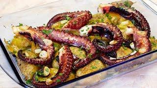 BAKED OCTOPUS The PORTUGUESE Recipe that will leave you speechless. "Polvo à Lagareiro"