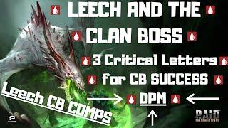 Leech and the Clan Boss + DPM Explanation I Raid Shadow Legends