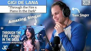 Bass Singer FIRST-TIME REACTION & ANALYSIS - Gigi De Lana | Through the Fire × Piano in The Dark