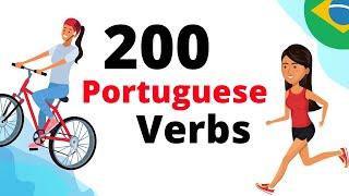 Learn Portuguese Verbs ‍‍ TOP 200 VERBS IN PORTUGUESE ‍‍Perfect Portuguese Lesson