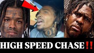4XTRA HomeBoy Sleep CRASHOUT & Takes POLICE on HIGH SPEED CHASE with BABY IN THE CAR on Live