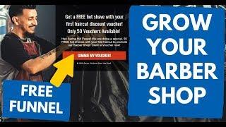How To Grow Your Barber Shop Hair Salon Business - Free Website Template
