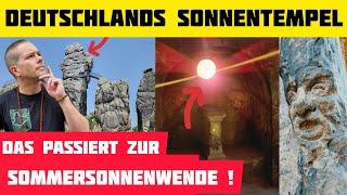 Der SONNENTEMPEL | Die Externsteine während der Sommer-Sonnenwende️