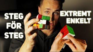 HUR MAN LÖSER EN RUBIKS KUB! 100% ENKLASTE METODEN, HÖG KVALITÉ