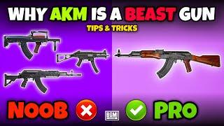 WHY AKM IS A BEAST IN CLOSE RANGE FIGHTSHOW TO MASTER AKM IN BGMI/PUBGM TIPS & TRICKS