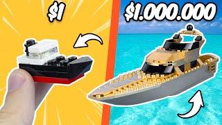 LEGO Яхта за $1 vs $1,000,000