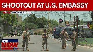 Attack on US Embassy: Gunman has shootout with Lebanon military in Beirut | LiveNOW from FOX