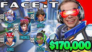 I Played in The $170,000 FACEIT Overwatch 2 TOURNAMENT (w/ Apply, Emongg, Custa & KarQ)