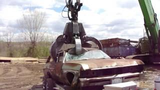 Barn/Field Find "Honey Hole" 67 Chevy Wagon meets CRUSHER. "Hotrod" Ronnie Miller