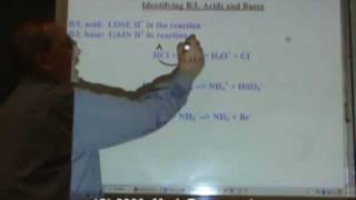 Chemistry Tutorial 11.4a:  Bronsted Lowry Theory Of Acids And Bases