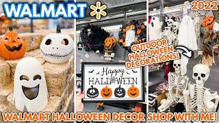 WALMART HALLOWEEN DECOR 2022  | Outdoor Halloween Decorations + Halloween Decorating Ideas