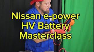 Nissan e-POWER high voltage battery isolation fault diagnostic procedure