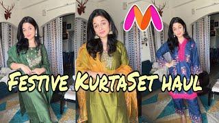 Myntra Festive Kurta Set| The Touchupgirl