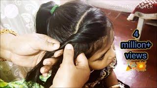 Children hairstyle in   few minutes full explanation in telugu part-1
