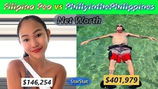 THE FILIPINA PEA NET WORTH VS PHILLYINTHEPHILIPPINES NET WORTH - The Numbers ARE SHOCKING #finance