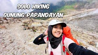 TENGAH MALAM NAIK GUNUNG SENDIRIAN || SOLO HIKING MT.PAPANDAYAN #SMVLOG46