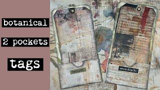 ️Junk Journal Ideas: Botanical Tags for Scrapbooking 2024 @hitherandyonstudio