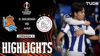 HIGHLIGHTS - Real Sociedad Vs Ajax | UEFA Europa League 2024/25 | TUDN