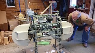 Hud-Son Hunter Sawmill first start up.